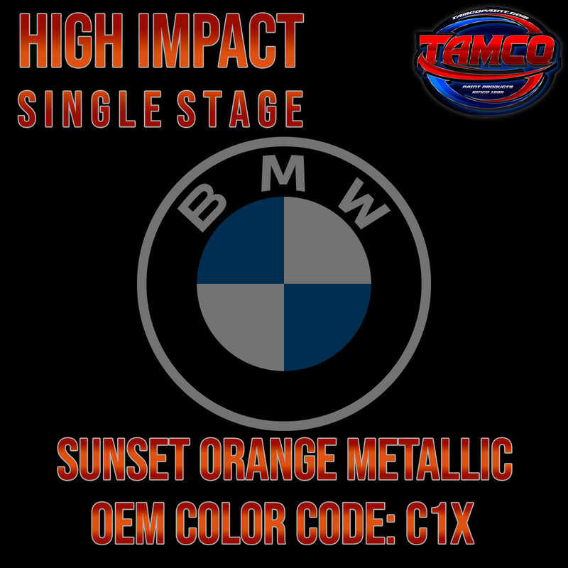 BMW Sunset Orange Metallic | C1X | 2018-2023 | OEM High Impact Single Stage