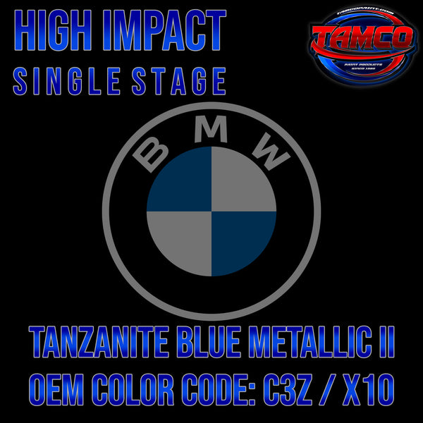 BMW Tanzanite Blue Metallic II | C3Z / X10 | 2019-2022 | OEM High Impact Single Stage
