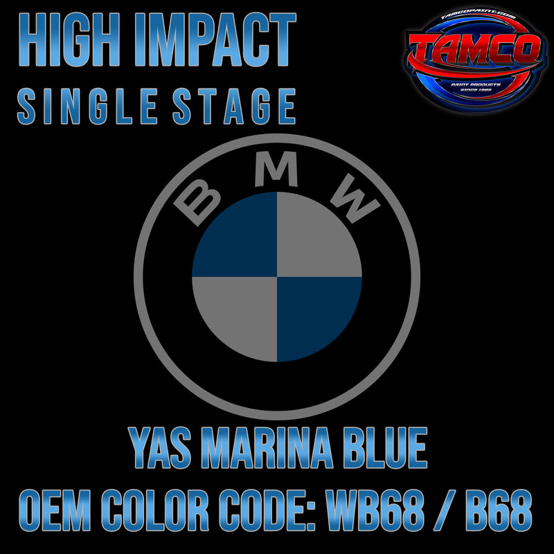 BMW Yas Marina Blue | WB68 / B68 | 2015-2019 | OEM High Impact Single Stage