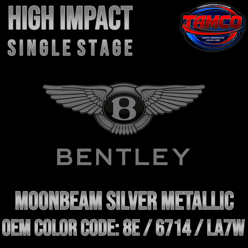 Bentley Moonbeam Silver Metallic | 8E / 6714 / LA7W | 2014-2022 | OEM High Impact Single Stage