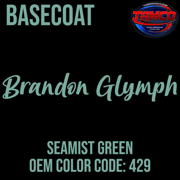 Brandon Glymph | Seamist Green | 429 | OEM Basecoat