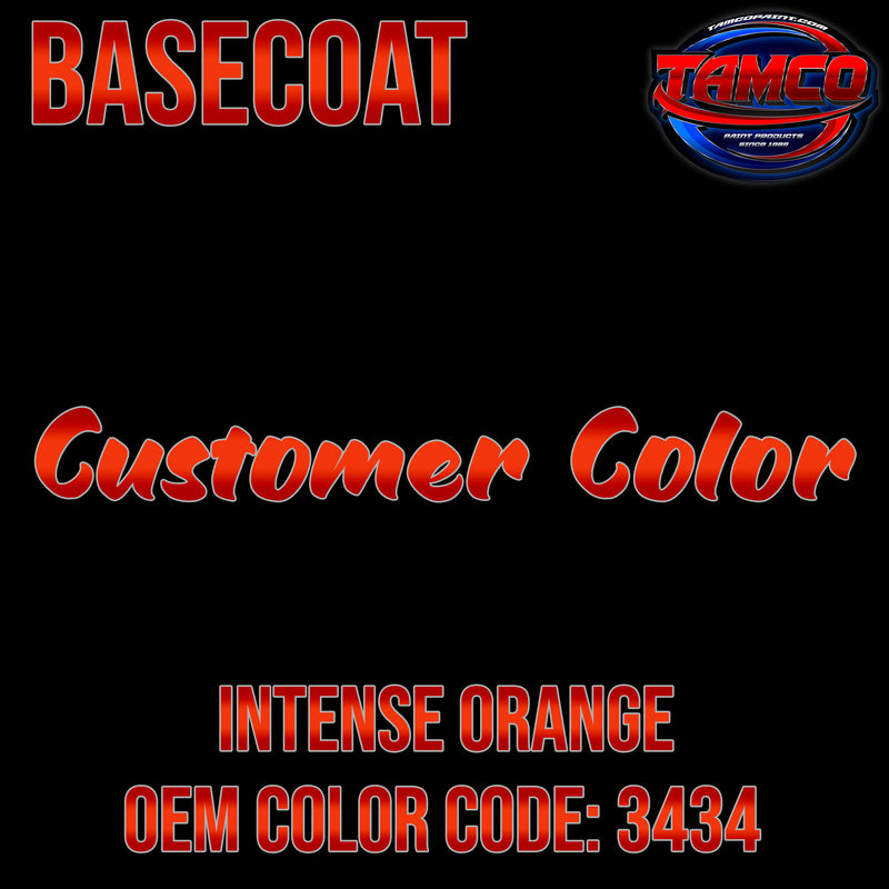 Intense Orange | 3434 | Customer Color Basecoat