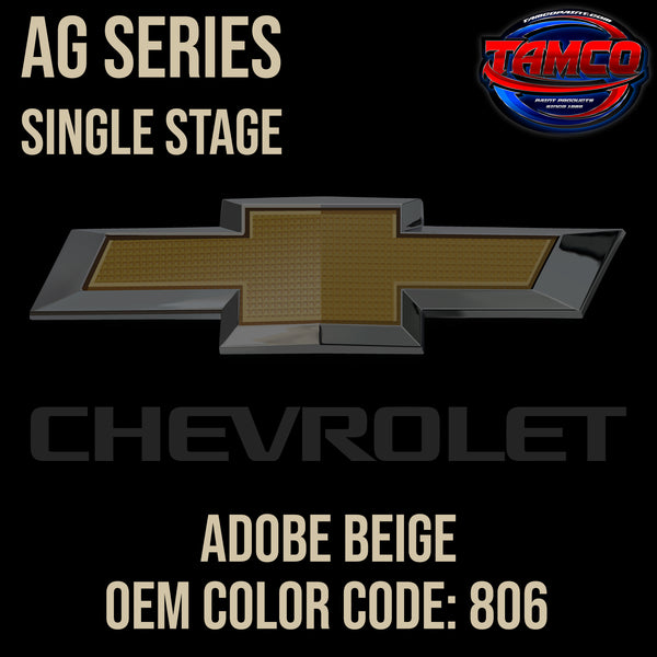 Chevrolet Adobe Beige | 806 | 1956-1957 | OEM AG Series Single Stage