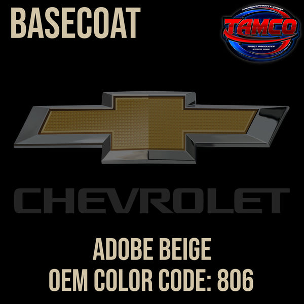 Chevrolet Adobe Beige | 806 | 1956-1957 | OEM Basecoat