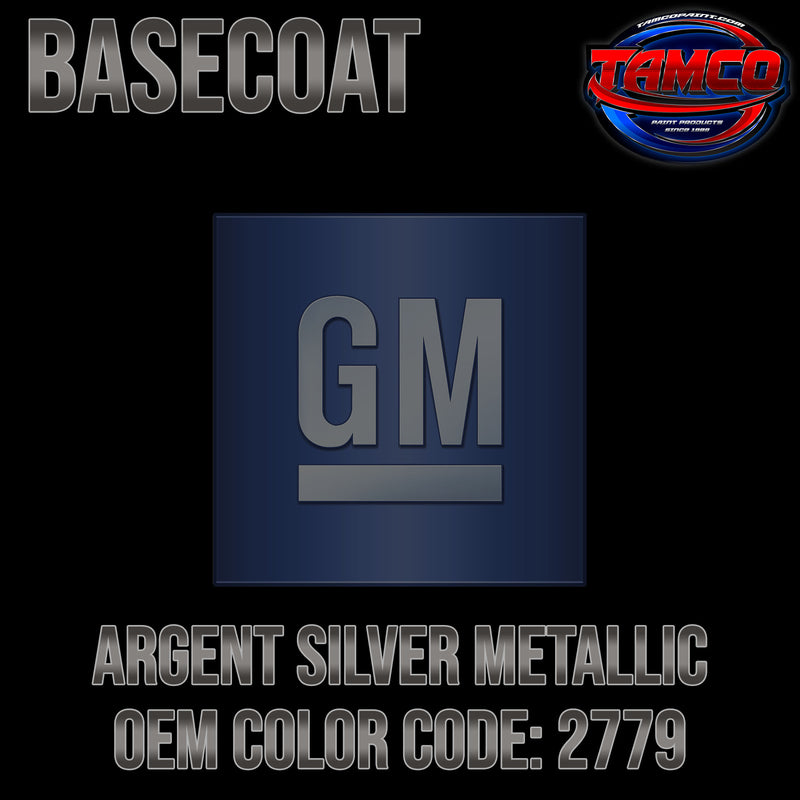GM Argent Silver Metallic | 2779 | 1968;1977 | OEM Basecoat