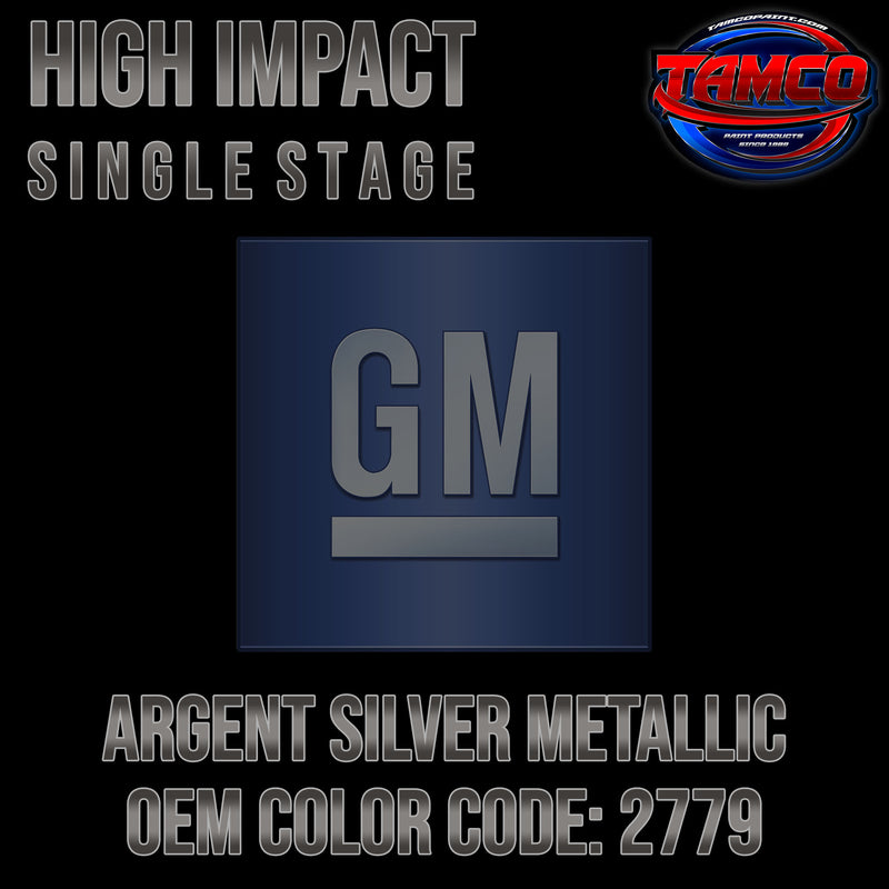 GM Argent Silver Metallic | 2779 | 1968;1977 | OEM High Impact Single Stage