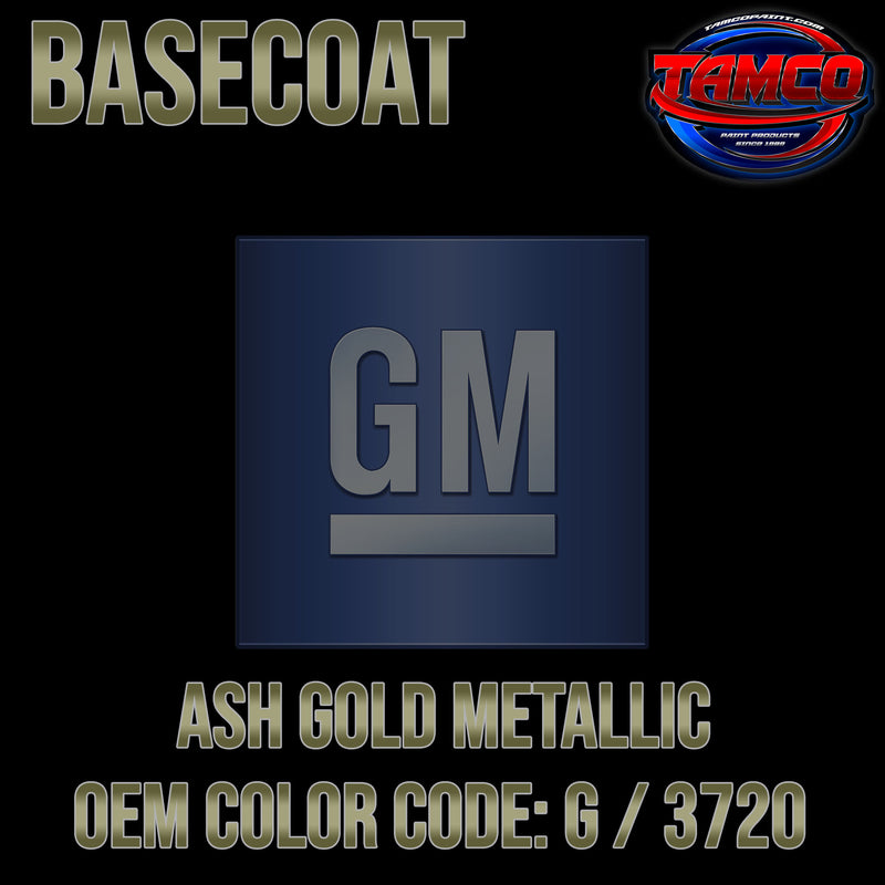 GM Ash Gold Metallic | G / 3720 | 1968 | OEM Basecoat
