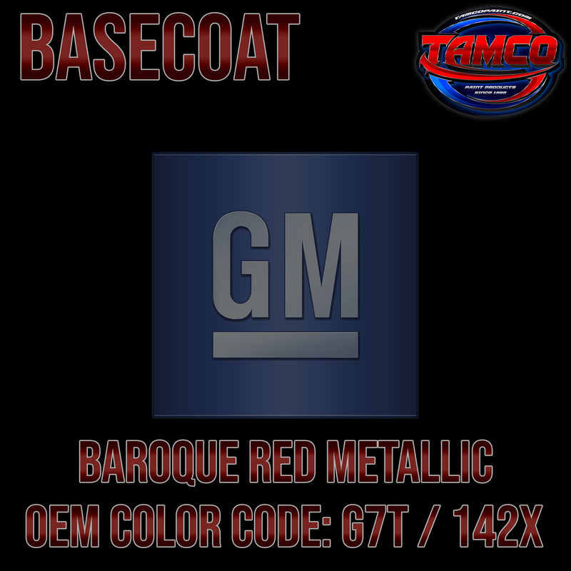 GM Baroque Red Metallic | G7T / 142X | 2014-2017 | OEM Basecoat