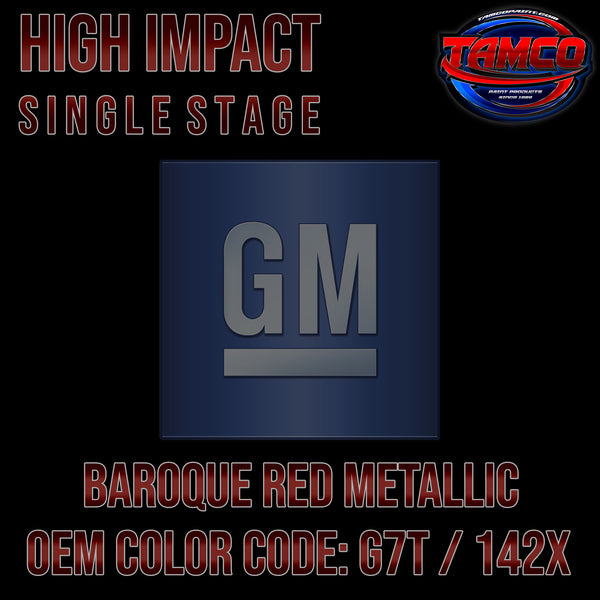 GM Baroque Red Metallic | G7T / 142X | 2014-2017 | OEM High Impact Single Stage