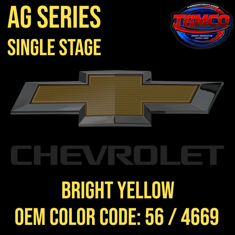 Chevrolet Bright Yellow | 56 / 4669 | 1975-1977 | OEM AG Series Single Stage