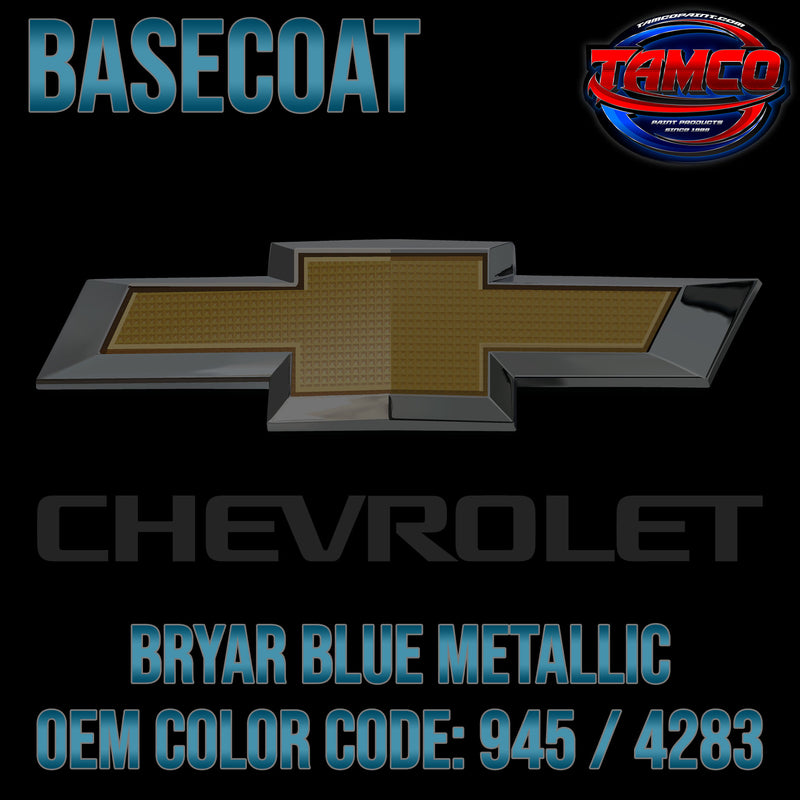 Chevrolet Bryar Blue Metallic | 945 / 4283 | 1972 | OEM Basecoat