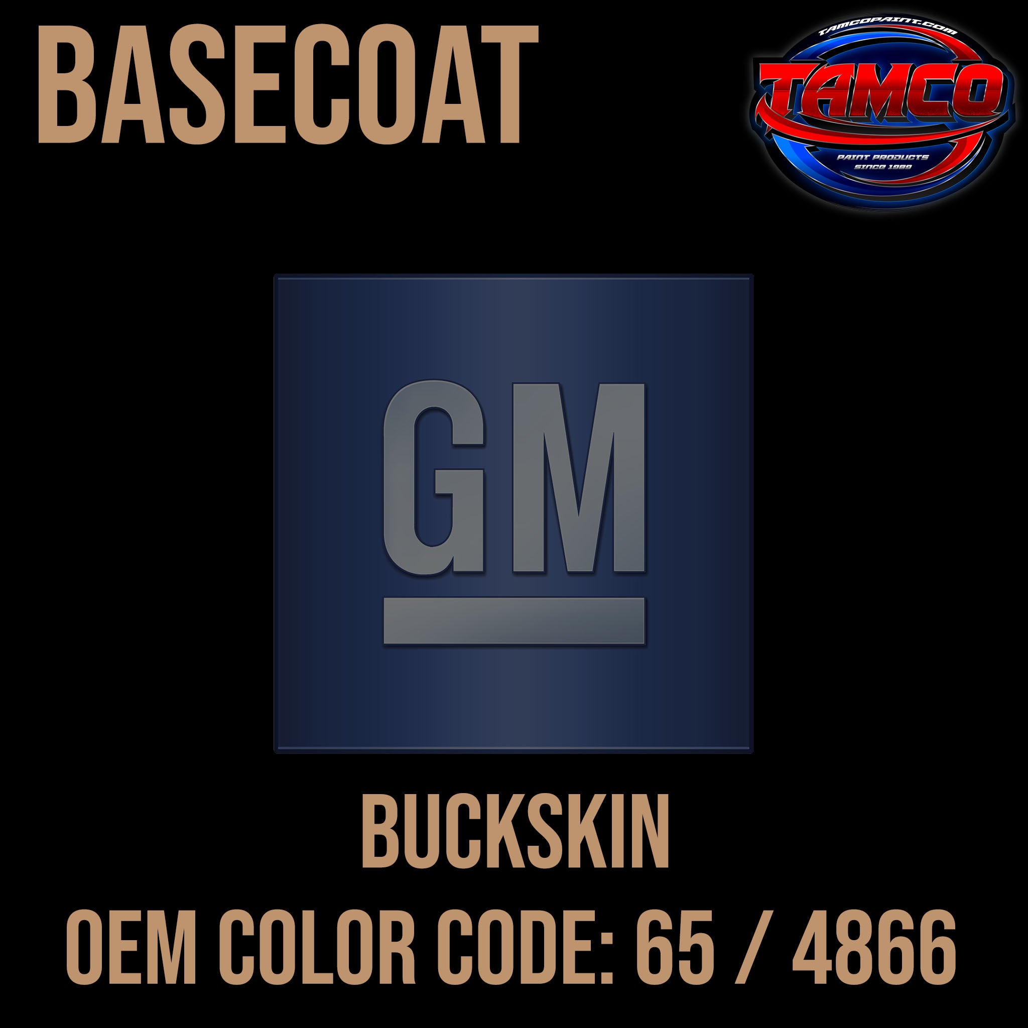 GM Buckskin | 65 / 4866 | 1976-1978 | OEM Basecoat