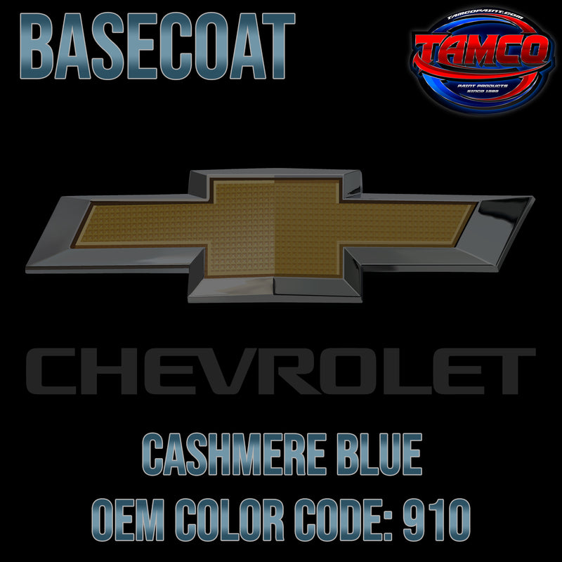 Chevrolet Cashmere Blue | 910 | 1958 | OEM Basecoat