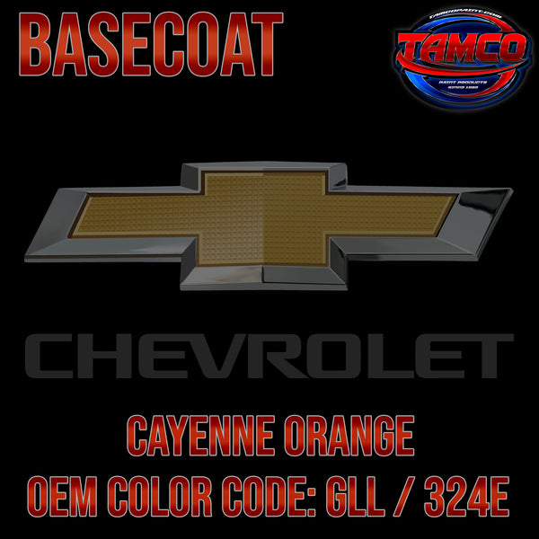 Chevrolet Cayenne Orange | GLL / 324E | 2020-2022 | OEM Basecoat