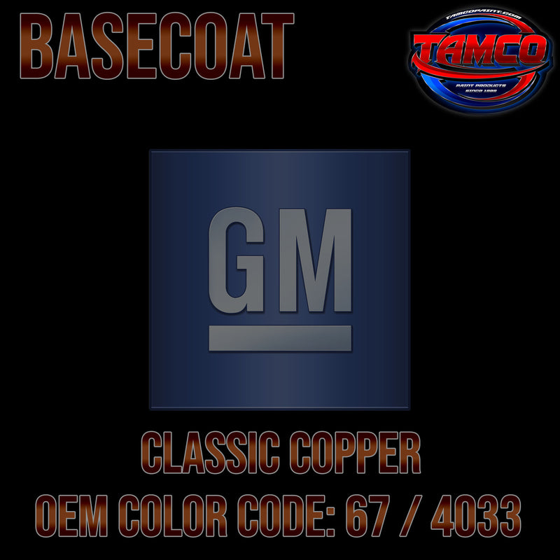 GM Classic Copper | 67 / 4033 | 1970-1972 | OEM Basecoat