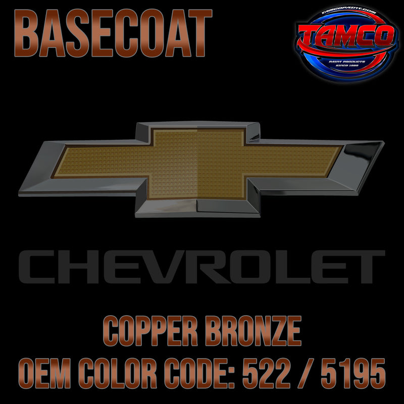 Chevrolet Copper Bronze | 522 / 5195 | 1970-1971 | OEM Basecoat