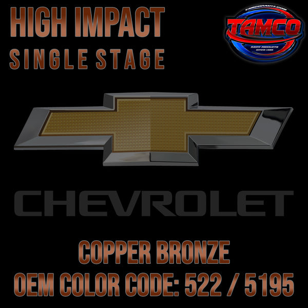 Chevrolet Copper Bronze | 522 / 5195 | 1970-1971 | OEM High Impact Single Stage
