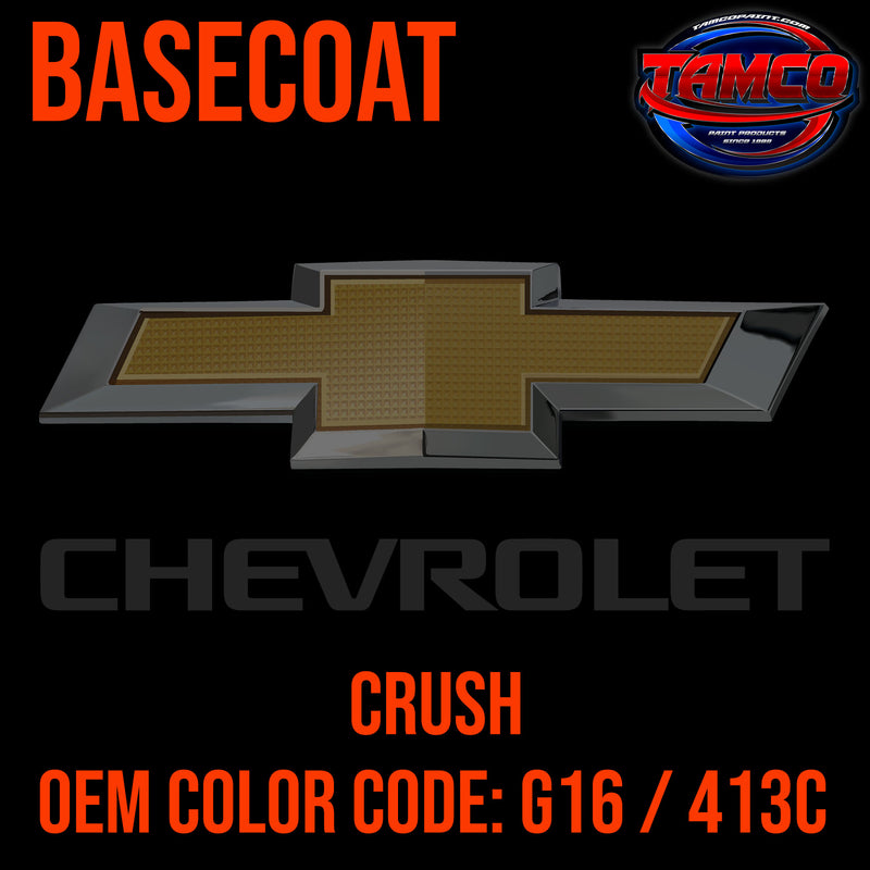 Chevrolet Crush | G16 / 413C | 2021-2022 | OEM Basecoat