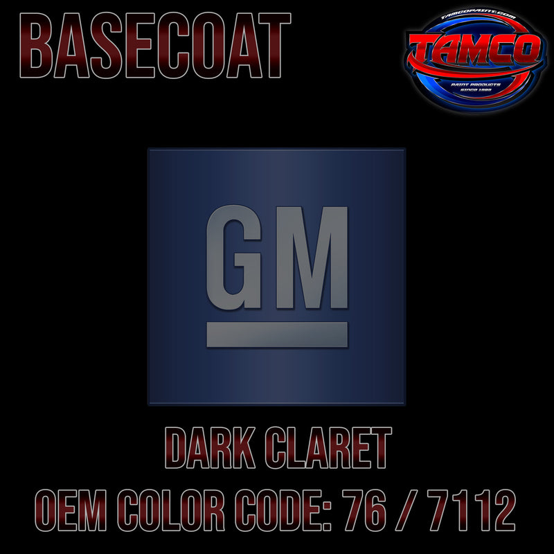 GM Dark Claret | 76 / 7112 | 1980-1981 | OEM Basecoat