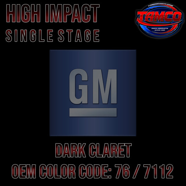 GM Dark Claret | 76 / 7112 | 1980-1981 | OEM High Impact Single Stage