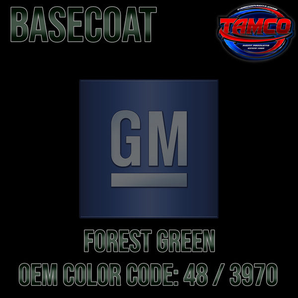 GM Forest Green | 48 / 3970 | 1970 | OEM Basecoat