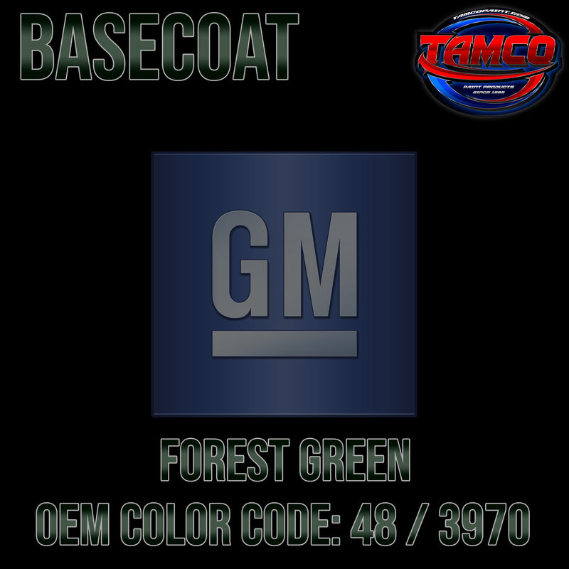 GM Forest Green | 48 / 3970 | 1970 | OEM Basecoat