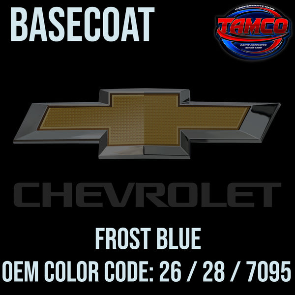Chevrolet Frost Blue | 26 / 28 / 7095 | 1978-1979 | OEM Basecoat