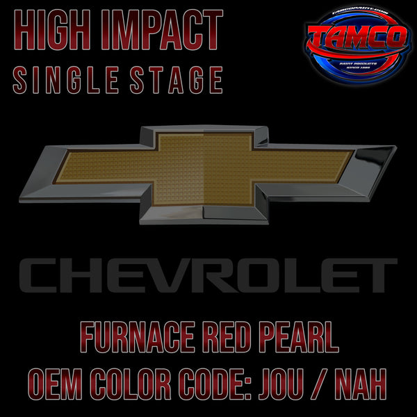 Chevrolet Furnace Red Pearl | J0U / NAH | 2018 | OEM High Impact Series Single Stage