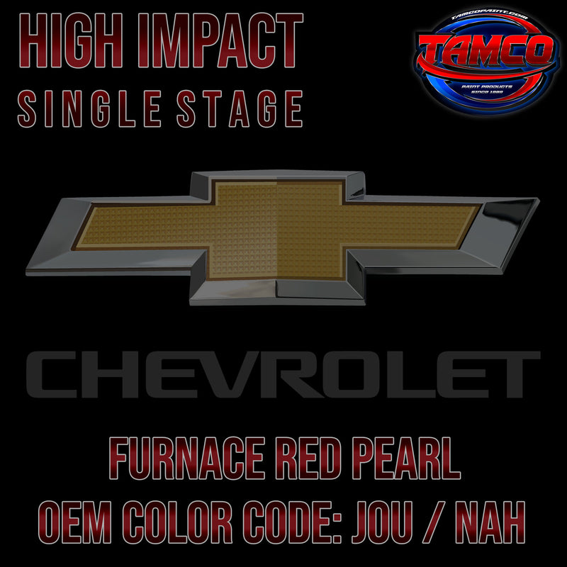 Chevrolet Furnace Red Pearl | J0U / NAH | 2018 | OEM High Impact Series Single Stage