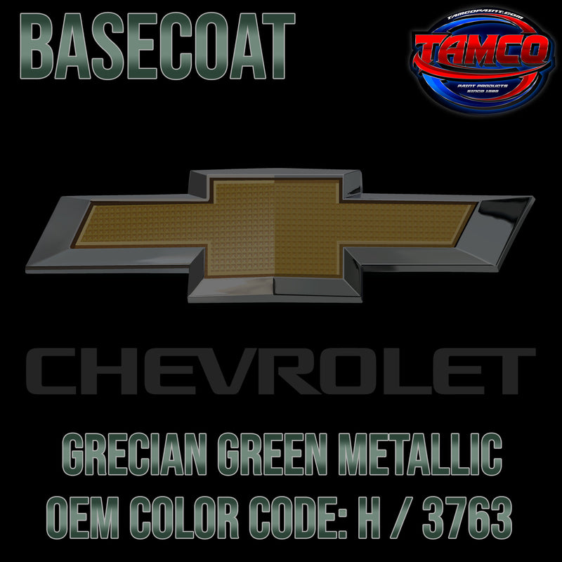 Chevrolet Grecian Green Metallic | H / 3763 | 1968 | OEM Basecoat