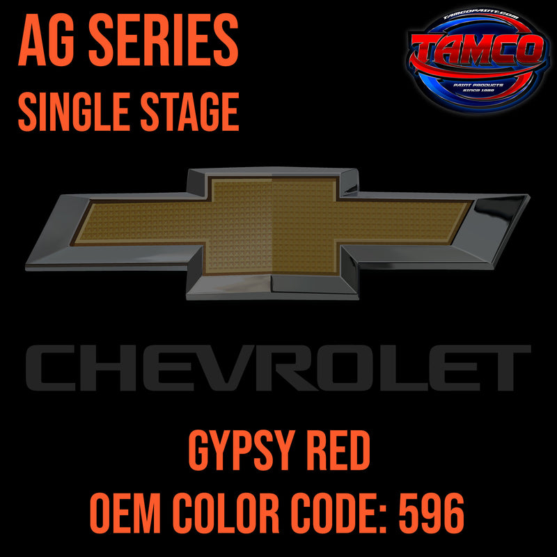 Chevrolet Gypsy Red | 596 | 1955 | OEM AG Series Single Stage