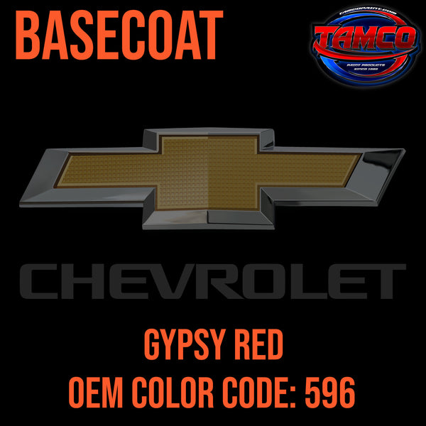 Chevrolet Gypsy Red | 596 | 1955 | OEM Basecoat