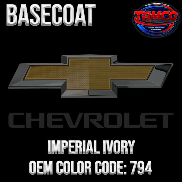 Chevrolet Imperial Ivory | 794 | 1957 | OEM Basecoat