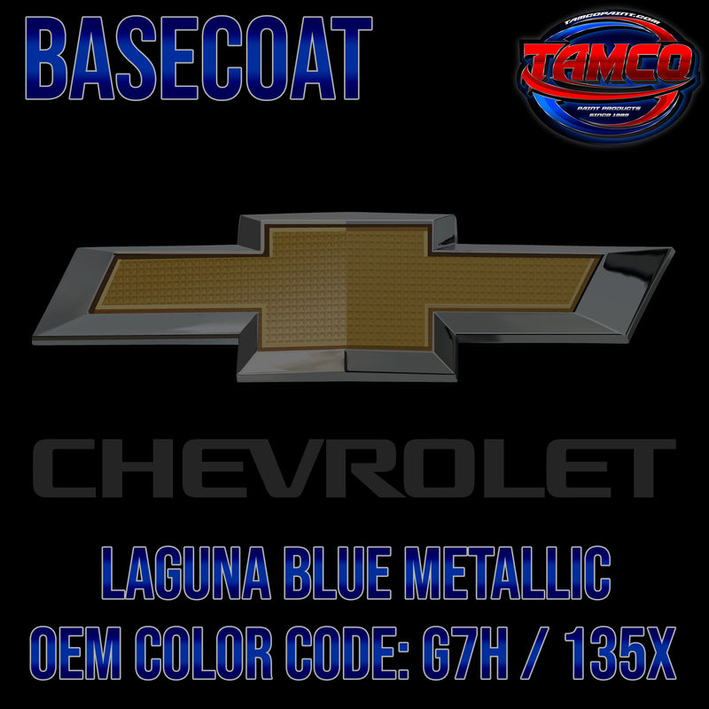 Chevrolet Laguna Blue Metallic | G7H / 135x | 2014-2016 | OEM Basecoat