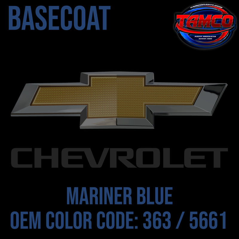 Chevrolet Mariner Blue | 363 / 5661 | 1964-1952 | OEM Basecoat