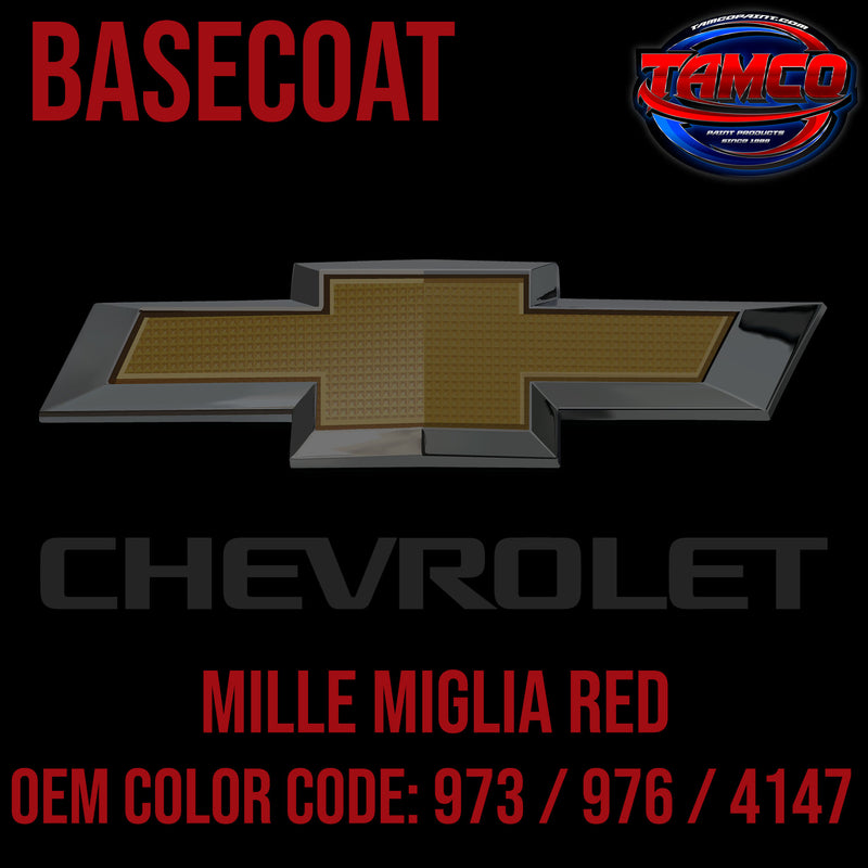 Chevrolet Mille Miglia Red | 973 / 976 / 4147 | 1971-1975 | OEM Basecoat