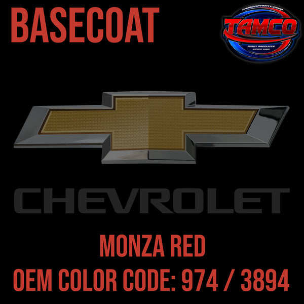 Chevrolet Monza Red | 974 / 3894 | 1969-1971 | OEM Basecoat