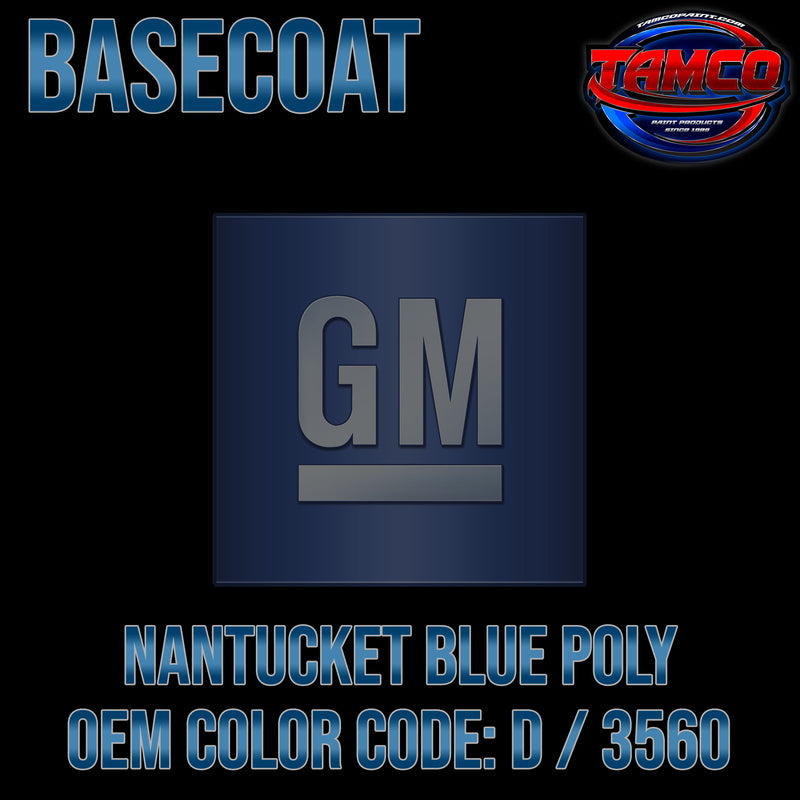 GM Nantucket Blue Poly | D / 3560 | 1967 | OEM Basecoat