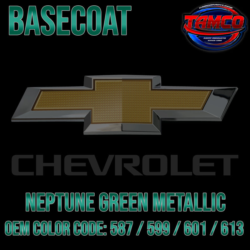 Chevrolet Neptune Green Metallic | 587 / 599 / 601 / 613 | 1955 | OEM Basecoat