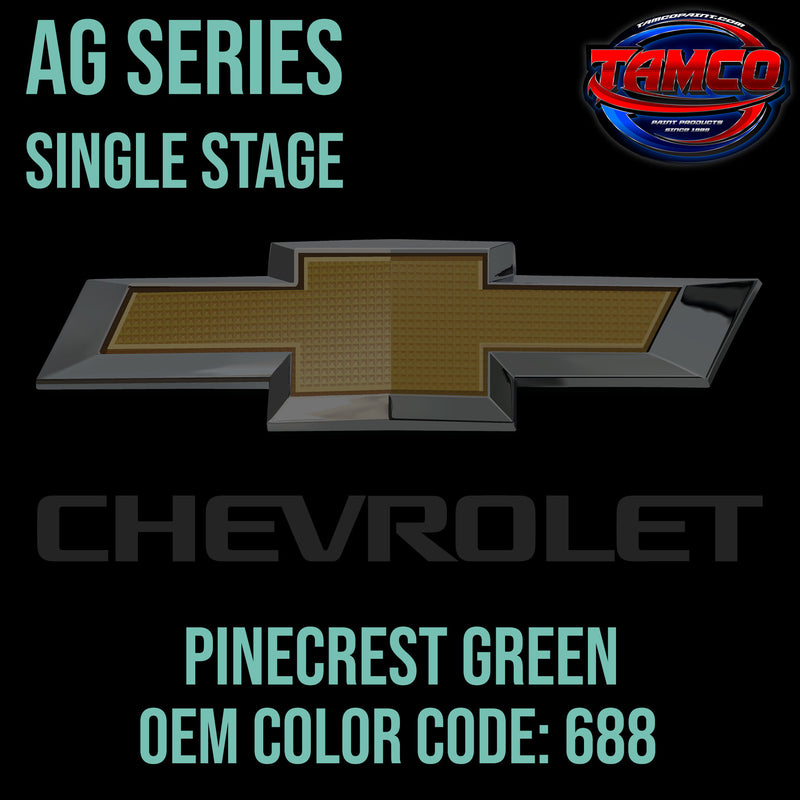 Chevrolet Pinecrest Green | 688 | 1956 | OEM AG Series Single Stage