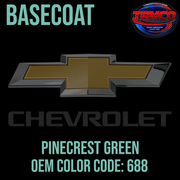 Chevrolet Pinecrest Green | 688 | 1956 | OEM Basecoat