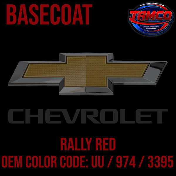 Chevrolet Rally Red | UU / 974 / 3395 | 1965-1968 | OEM Basecoat
