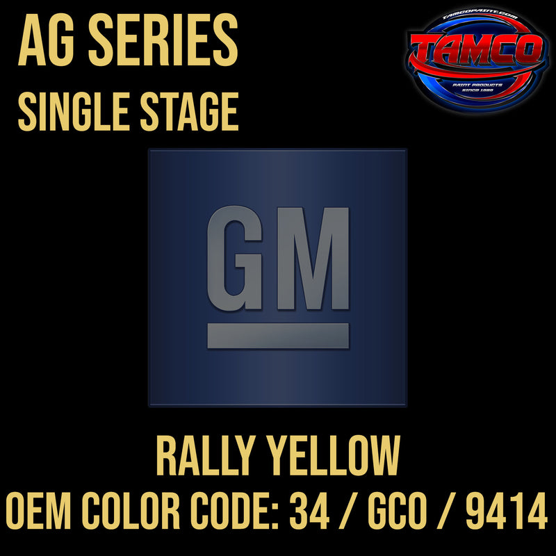 GM Rally Yellow | 34 / GCO / 9414 | 2002-2023 | OEM AG Series Single Stage