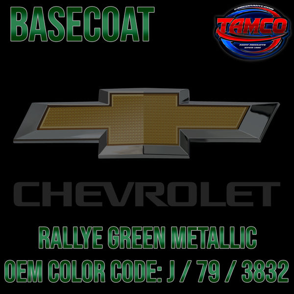 Chevrolet Rallye Green Metallic | J / 79 / 3832 | 1968-1969 | OEM Basecoat