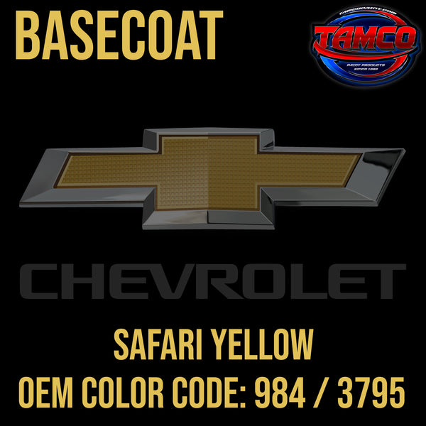 Chevrolet Safari Yellow | 984 / 3795 | 1968 | OEM Basecoat