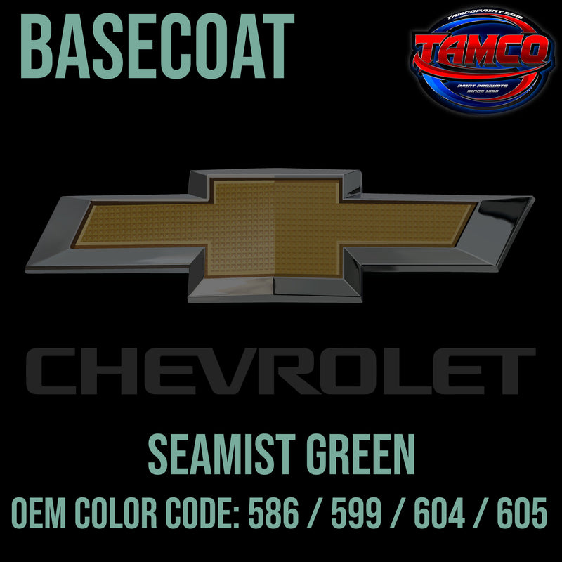 Chevrolet Seamist Green | 586 / 599 / 604 / 605 | 1955 | OEM Basecoat