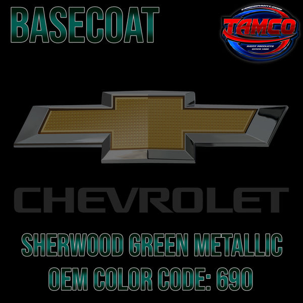 Chevrolet Sherwood Green Metallic | 690 | 1956 | OEM Basecoat
