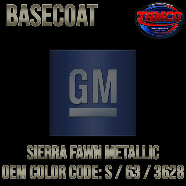 GM Sierra Fawn Metallic | S / 63 / 3628 | 1967-1969 | OEM Basecoat