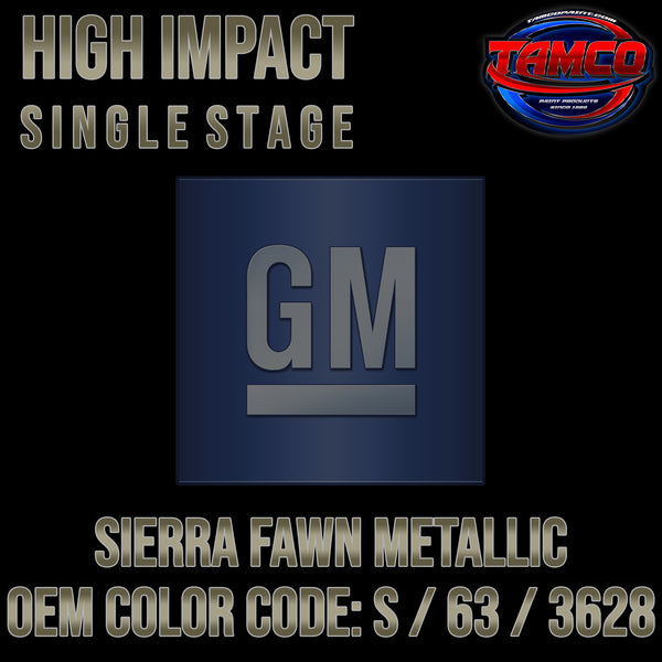 GM Sierra Fawn Metallic | S / 63 / 3628 | 1967-1969 | OEM High Impact Single Stage