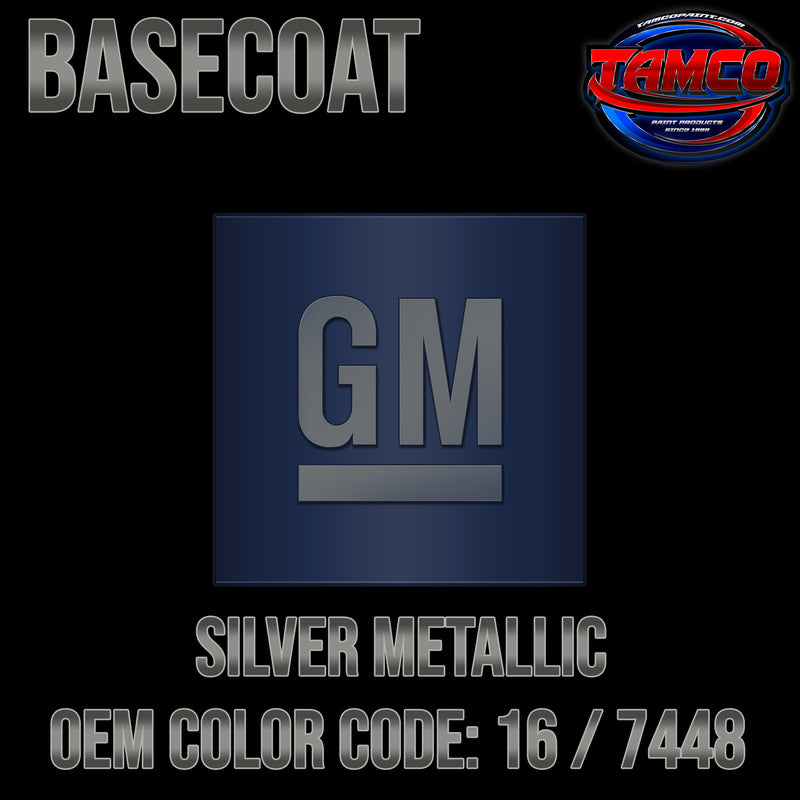 GM Silver Metallic | 16 / 7448 | 1980-1983 | OEM Basecoat